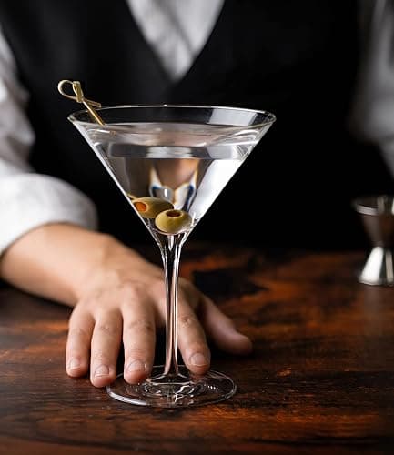 LUNA & MANTHA Martini Glasses, Martini Cocktail Glasses for Margarita, Manhattan, Cosmopolitan, Espresso, Home Bar, Evening Parties, Birthdays, Housewarming Gift,Set of 4-9oz thumbnail 5