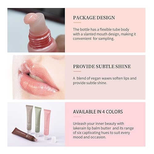 4 PCS Summer Special Lip Butter Balm - Ultra-Hydrating, Nourishing Lip Care with Natural Ingredients, Shea Butter & Olive Oil, Soothes & Softens Dry Lips (4PCS, 0.5 Fl Oz (Pack of 4)) - 4PCS - 0.5 Fl Oz (Pack of 4) thumbnail 3