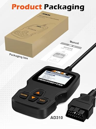 ANCEL AD310 Classic Enhanced Universal OBD II Scanner Car Engine Fault Code Reader CAN Diagnostic Tool (Black) thumbnail 8
