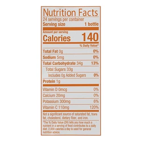Tropicana 100% Juice Orange Blend, Single Serve, 10 fl oz Bottles (Pack of 24) - Real Fruit Juice, Vitamin C Rich, No Added Sugars, No Artificial Flavors thumbnail 9