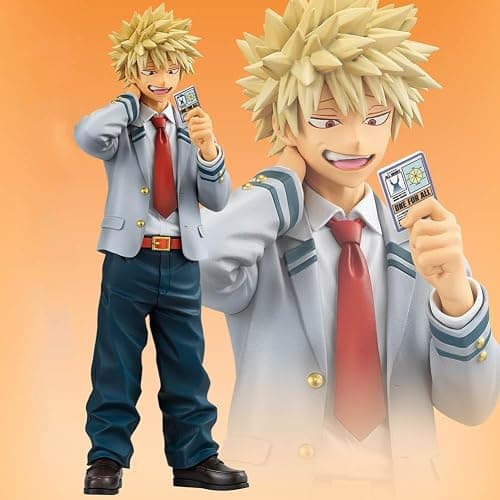 MABAIUDE MHA Figure Bakugo Figure Statue Anime Heros Action Figures Model PVC Desktop Figurine Decoration Gifts thumbnail 2