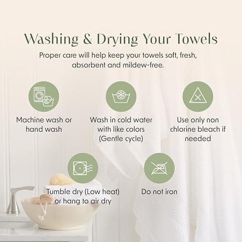 Springtree Home 100% Cotton Bath Towel Set of 4 | White Towels | Geometric Textured Design | Absorbent & Quick-Dry | 4 Bath Towels | Oeko-TEX® Standard 100 Cotton | Myla Collection - White thumbnail 8