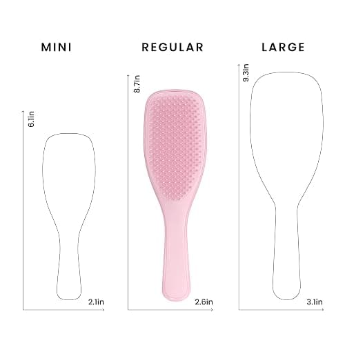 Tangle Teezer Ultimate Detangler Brush for Wet & Dry Hair, Eliminates Knots & Reduces Breakage for Straight to Wavy Hair Types, Millennial Pink thumbnail 8