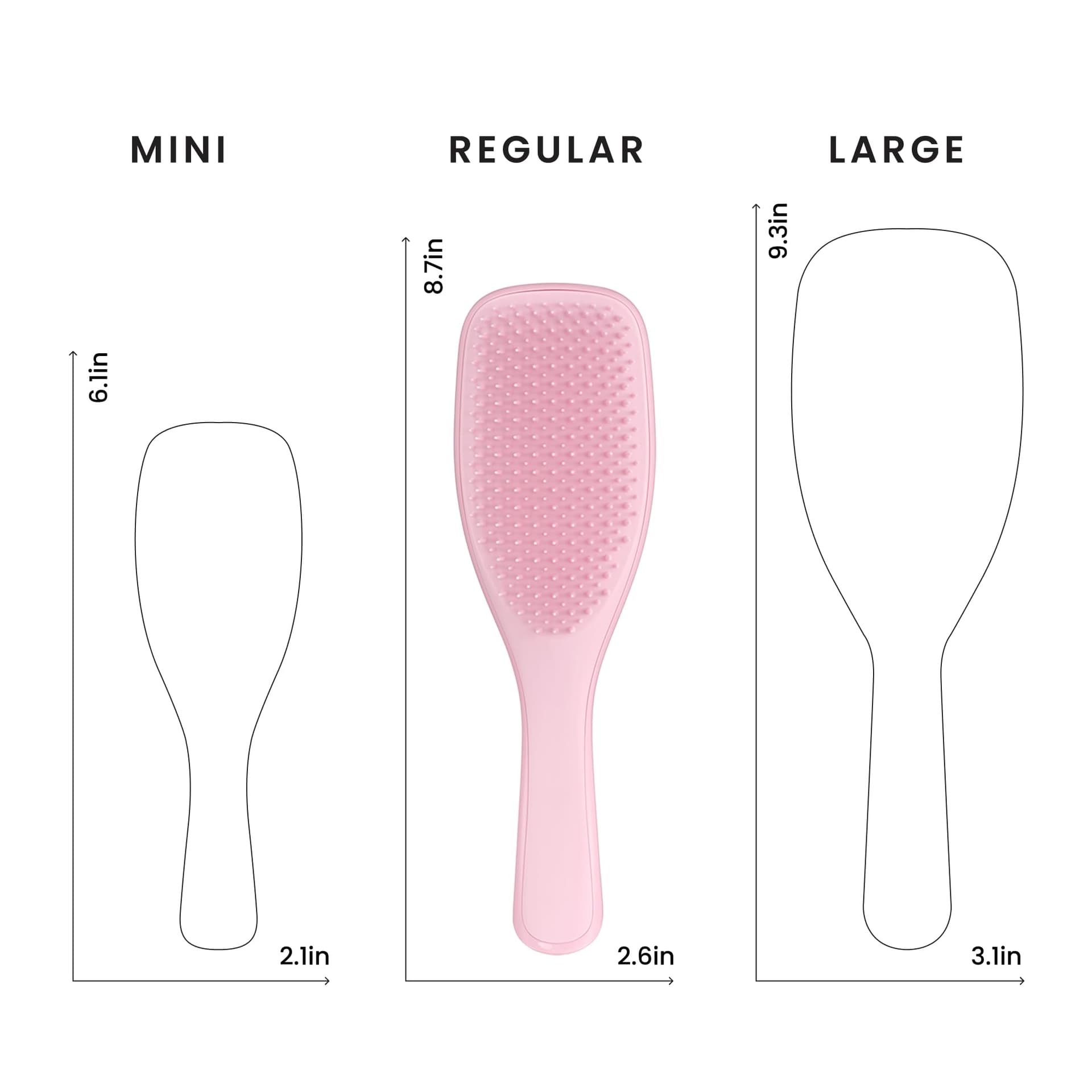Tangle Teezer Wet Detangler Hairbrush - Millennial Pink thumbnail 8