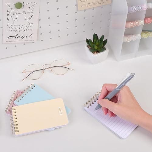 SKYDUE Small Notebooks, Cute 3x5 Pocket Notepads, Mini Spiral Notebook with Lined Pages Nursing School Essentials, School Office Supplies Set Of 8 thumbnail 2