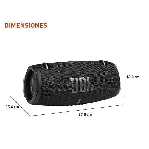 JBL Xtreme 3 - Portable Bluetooth Speaker, Powerful Sound and Deep Bass, IP67 Waterproof, 15 Hours of Playtime, Powerbank, PartyBoost for Multi-speaker Pairing (Black) thumbnail 3