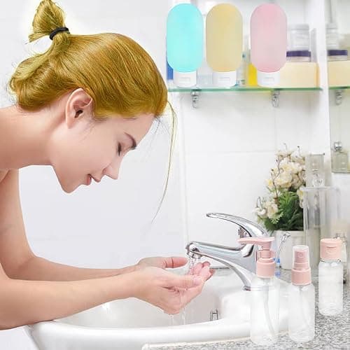 ZTMY Travel Bottles Set for Toiletries,15PCS Travel Accessories Leakproof Squeezable Travel Bottles Refillable Containers Kit Empty Containers with Bags for Cosmetic Shampoo Lotion Liquids thumbnail 5