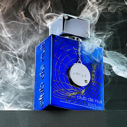 Armaf Club de Nuit Blue Iconic for Men Eau de Parfum Spray, 3.6 Ounce thumbnail 5