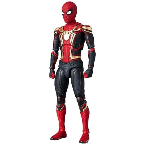 Medicom Toy MAFEX No.245 Spider-MAN Integrated Suit Action Figure Approx. 150mm (6 in) Non-Scale Fully Painted Marvel Collectible Figure thumbnail 3