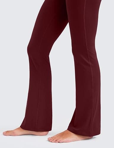 CRZ YOGA Butterluxe Flare Leggings 29"/30.5"/32"/33.5" - High Waist Bootcut Wide Leg Lounge Womens Yoga Pants with Pocket thumbnail 6