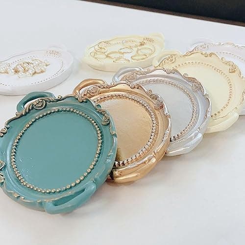 Decorative Jewelry Plate Resin Retro Jewelry Dish Mini Jewelry Display Tray Necklace Earrings(Color 1) thumbnail 8