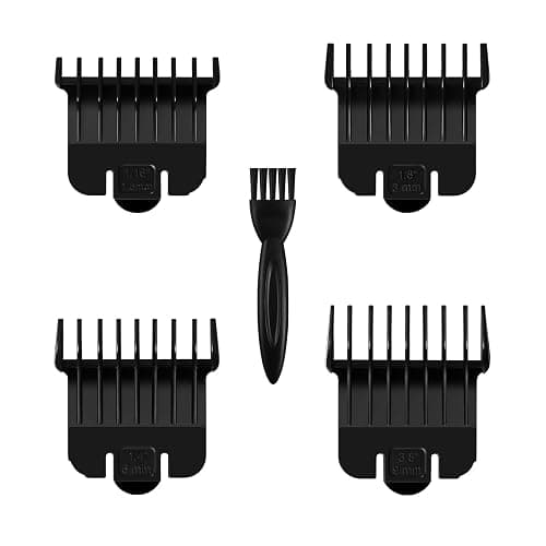 T Outliners Guards for Andis T Outliner, From 1/16-3/8 inch Snap-on Blade Attachment Combs Set, 4 Pack - Image 1