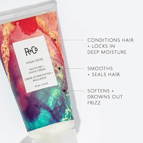 R+Co HIGH DIVE Moisture + Shine Crème | Leave-In Hydrating Cream for Smooth, Frizz-Free Hair | Adds Softness, Shine & Manageability | Vegan & Color-Safe thumbnail 2