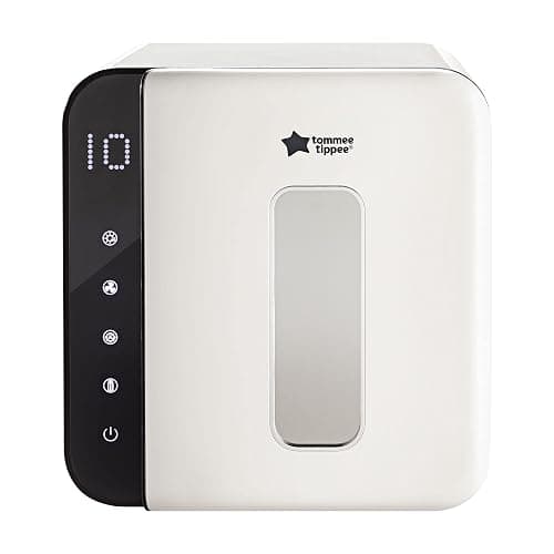 Tommee Tippee Ultra UV Steriliser, Dryer and Storage, White, for Baby Bottles and Accessories, Steam-Free to Kill Viruses^ and 99.9% of Harmful Bacteria - Image 1