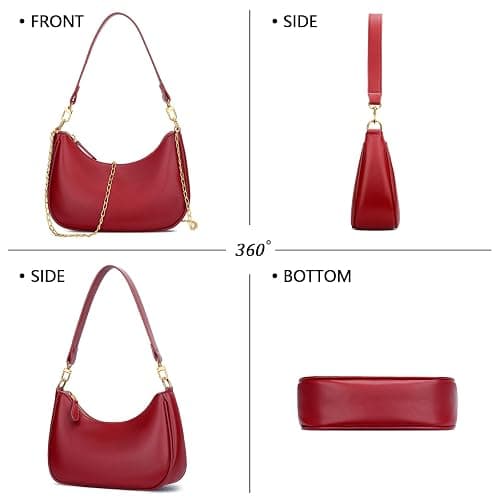 KKXIU Shoulder Bag for Women Cute Hobo Purses and Handbags Retro Clutch Underarm Purse thumbnail 5