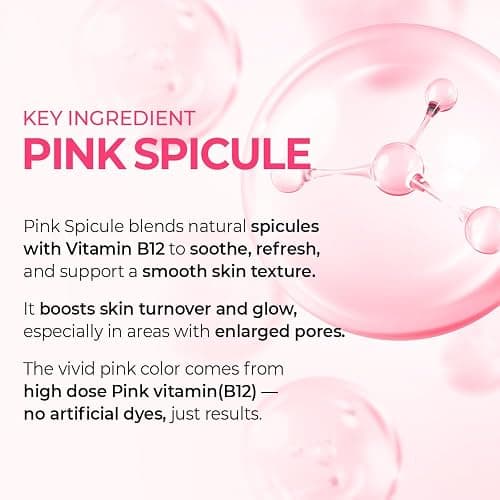 Dr.Melaxin Cemenrete Cyano Pink Spicule Serum with Calcium, korean skin care pore tightening refines spicule microneedling serum 1.01 fl. oz. thumbnail 5