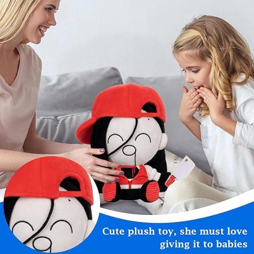 Fxaiui BU-TCHER Vanity Yixi Soft Plush Ornament 7.87 Inch Modern Decorative Cushion Plush Cozy Stress Relief for Sofa Bedroom Office and Gift Giving thumbnail 4