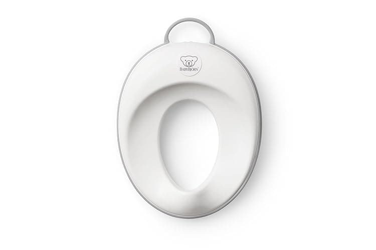 BABYBJORN Toilet Trainer, White/Gray - Image 1