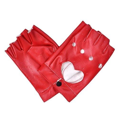 gootrades Punk Fingerless Dance Glove For Women, Jazz Style Glove, PU Leather thumbnail 9