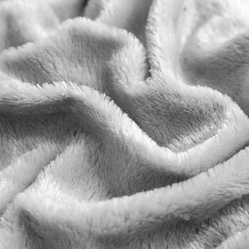 ANRODUO Pack of 2 Grey Throw Pillow Covers Luxury Fluffy Pillows Faux Fur Decorative Pillows Plush Cushion Case Fuzzy Mongolian Merin Style for Bed Couch Sofa and Living Room Home Decor 18x18 Inch - 18" x 18" (Pack of 2) - Grey thumbnail 6