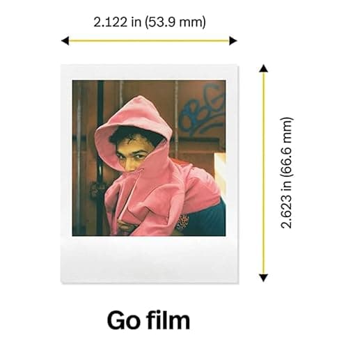 Polaroid Go Color Film, 32 Photos, 2 Double Packs, Compatible with Polaroid Go Camera, Instant Color Film for Instant Camera, with a Cleaning Cloth - 32 Photos thumbnail 2