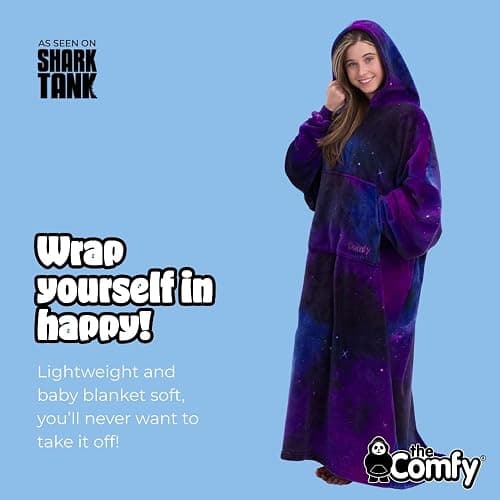 THE COMFY Dream | Oversized Light Microfiber Wearable Blanket, Seen on Shark Tank, One Size Fits All thumbnail 4