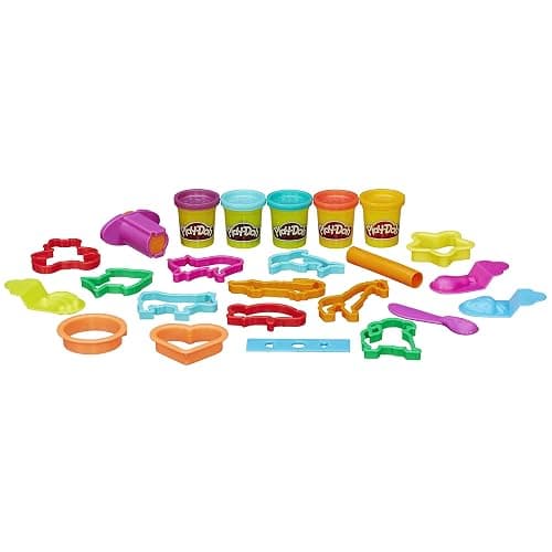 Play-Doh Fun Tub Set, 19 Accessories & Reusable Storage Container, Preschool Toys, Kids Arts & Crafts, Back to School Gifts, Ages 3+ (Amazon Exclusive) thumbnail 9