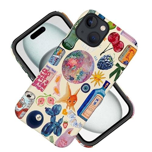 Generic Compatible with for iPhone 14,European Collage Lovely Phone Case for Girl Women Boy Men,Scratch Resistant Shockproof Cover Case for iPhone 14 thumbnail 2