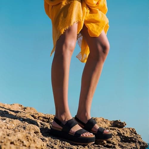 Lovee Cosee Platform Water Sandals for Women Chunky Wedge Lug Sole Comfortable Waterproof Summmer Walking Beach Shoes thumbnail 2