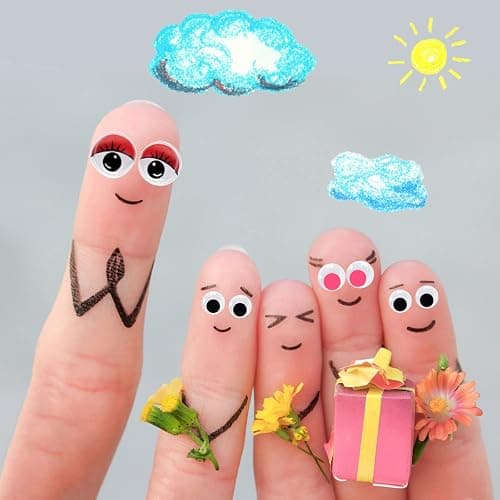1700pcs Colored Wiggle Eyes Self-Adhesive Googly Eyes, 4mm~18mm thumbnail 3