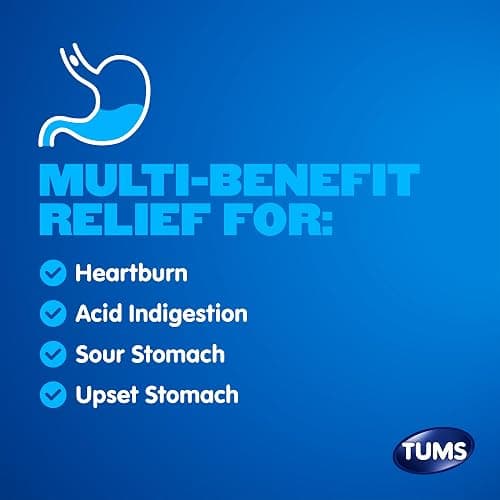TUMS Chewy Bites Antacid Tablets for Chewable Heartburn Relief and Acid Indigestion Relief, Assorted Berries - 60 Count thumbnail 3
