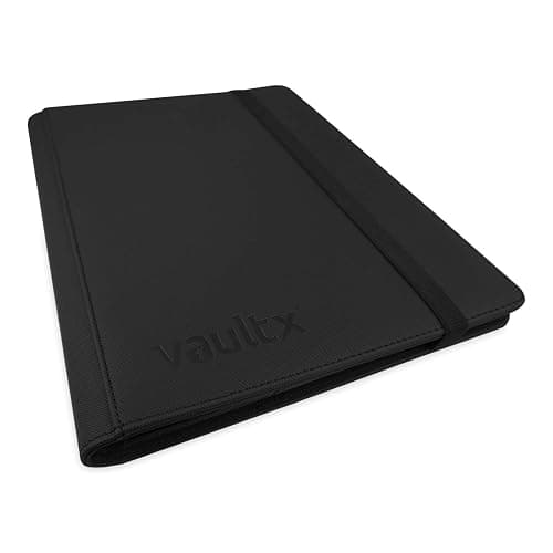 Vault X 9 Pocket Trading Card Strap Binder, 360 Cards, Premium Exo-Tec Album Material, 20 Side-Loading Pages, Folder for Collectible Games, Sports, TCG (Black) thumbnail 4