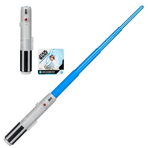 STAR WARS Non-Electronic Luke Skywalker Lightsaber, Officially Licensed Blue Lightsaber, Roleplay Toys Boys & Girls Ages 4+ thumbnail 3