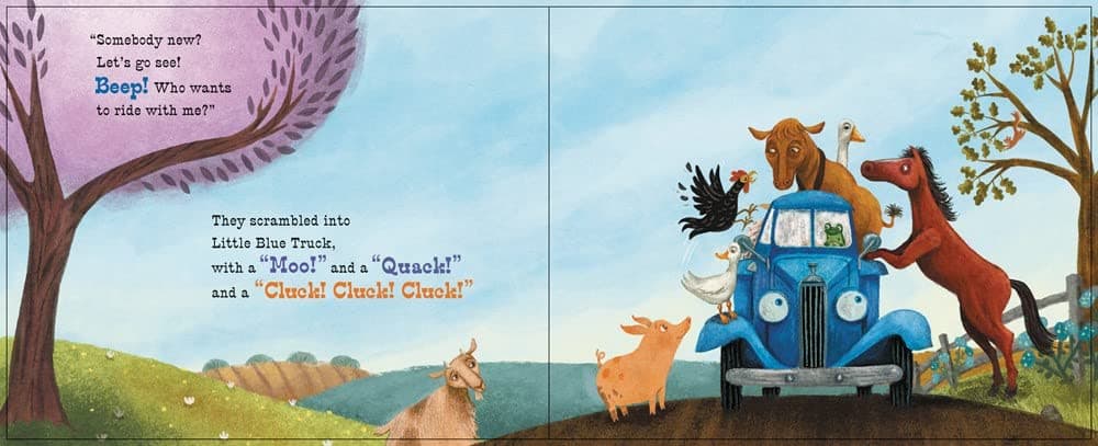 Little Blue Truck Makes a Friend: A Friendship Book for Kids thumbnail 4