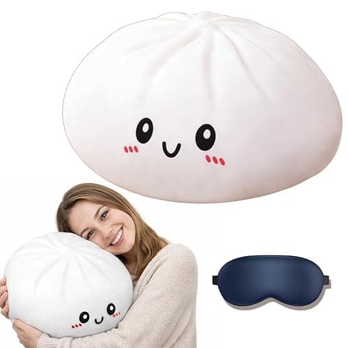 Giant Dumpling Squishy, 10in Mystery Dumpling Squishy Large Toy, Jumbo Dumpling Stress Ball, Soft Squeeze Decompression Dough for Adults (1 PC) - Image 1