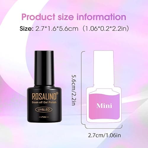 ROSALIND 8 Color Cat Eye Gel Nail Polish, Galaxy Red Purple Blue Cateye Gel | with Magnet Stick, Magnetic Cats eye Glitter Effect, Holographic catseye Collection, Soak Off UV LED Cured Gel Polish thumbnail 9