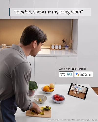eufy Security Indoor Cam E220 2-Cam Kit, 2K Security Indoor Camera Pan & Tilt, Plug-in Camera with Wi-Fi, Human & Pet AI, Voice Assistant Compatibility, Motion Tracking, Homebase 3 Compatible thumbnail 5