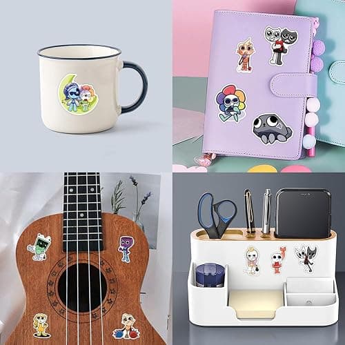 TUMAJI 110 Pcs Dandys Stickers, Cute Dandy's Stickers Vinyl Waterproof Decals for Laptop and Water Bottle, Girl Phone, Bike, Skateboard, Adults Teens Gift thumbnail 6