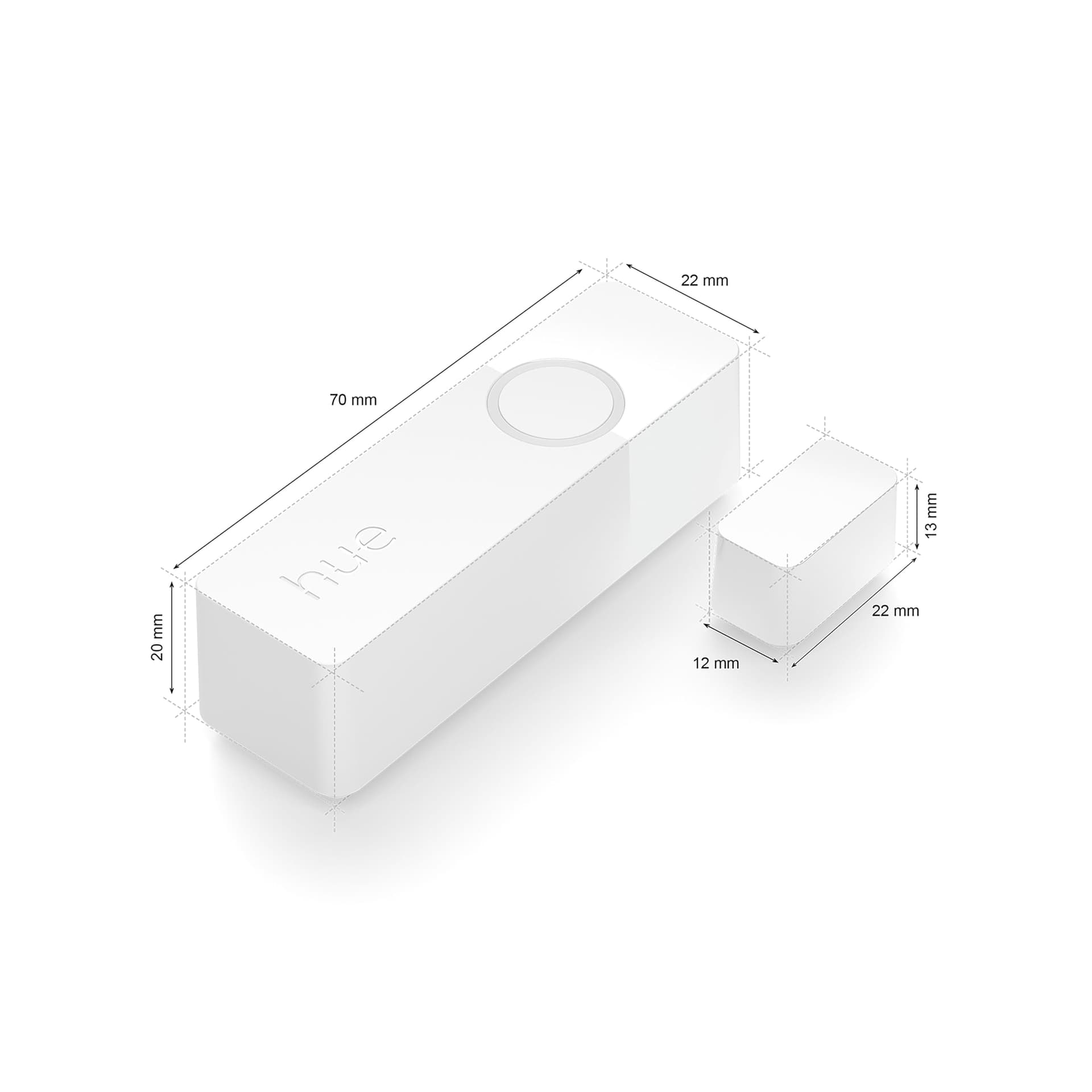 Philips Hue Secure contact sensor - white - 2-pack thumbnail 7