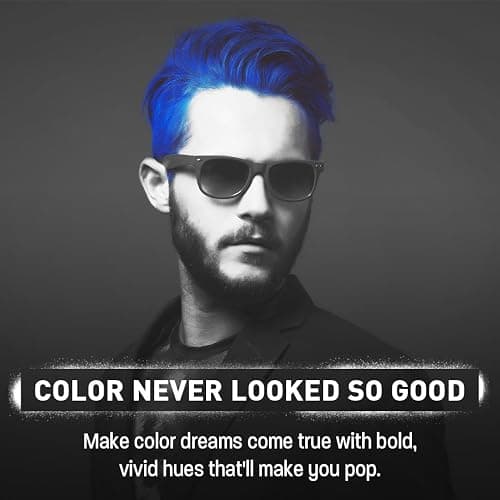 Color X-Change Semi-Permanent Hair Color - Mood of Blue - Vegan, PPD & Ammonia-Free thumbnail 6