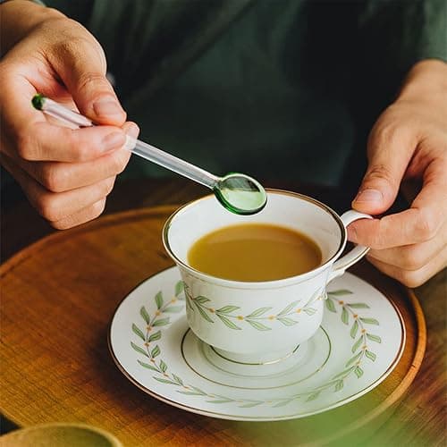 GULELAYAR 5 Pieces Glass Spoons for Coffee Teaspoons Glass Stirring Spoon Rod 5.9 inch Coffee Stirrers Ice Tea Spoon Glass Mixing Spoon for Tea SugarHome Bar Party thumbnail 4