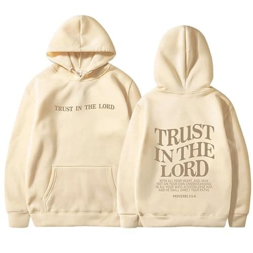 Christian Graphic Hoodies Fall Fashion 2025 Preppy Letter Print Long Sleeve Pullover Sweatshirt with Pocket Teen Girls - Image 1