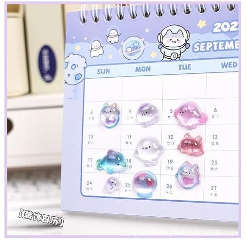 3D Puffy Stickers for Kids, 10 Sheets 450+ pcs, Mini Kawaii Resin Decorative Stickers for Scrapbooking Phone Case, Notebook, Scrapbooking (10pcs 3D Stickers) thumbnail 2