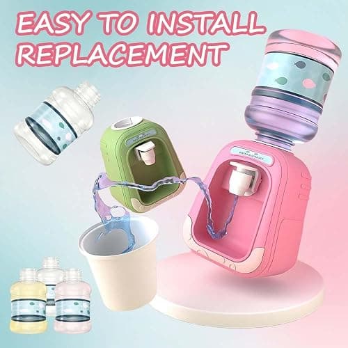 Micellar Water Dispenser, 2025 Upgrade Makeup Remover Dispensers Drinking Water Fountains Miniature, Mini Water Dispenser Makeup Remover Container Mini Micellar Dispensers Machine (Pink) thumbnail 6