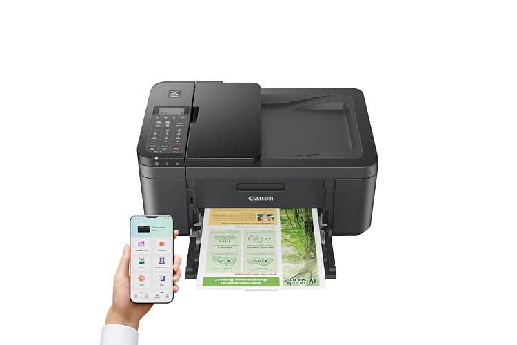 Canon PIXMA TR4755i Wireless Colour 4-in-1 Inkjet Photo Printer - A4 Print, Copy, Scan, Fax, Wi-Fi - ADF, Auto 2 Sided-Print - PIXMA Print Plan Compatible - Suitable for Home Office Print thumbnail 4
