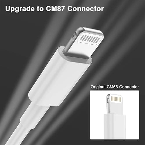 2pack 6ft iPhone Charger, [Apple MFi Certified] Long iPhone Charger Cord 6 ft, Apple Lightning to USB Cable, 6 Foot Fast Charging Cords for iPhone Charger 14/13/12/11/13 Pro/13 Max/X/XS/XR/XS thumbnail 4