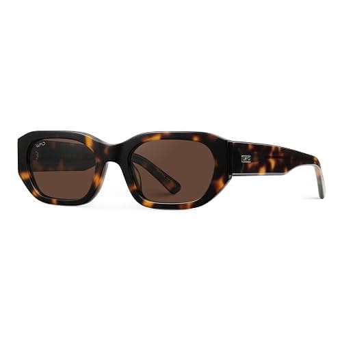 WearMe Pro - Women's Chunky Narrow Rectangular Sunglasses - Polarized, Lightweight Acetate, 100% UV Protection thumbnail 6