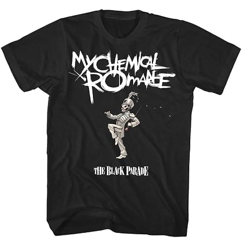 My Chemical Romance The Black Parade Adult Black Short Sleeve T Shirt Emo Rock Graphic Tees - Image 1