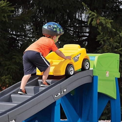 Step2 Extreme Coaster Kids Ride On Toy, Push Car, Indoor/Outdoor Roller Coaster & Playset, Made of Durable Plastic, Max Weight 80 lbs., For Toddlers 3+ Years Old thumbnail 6