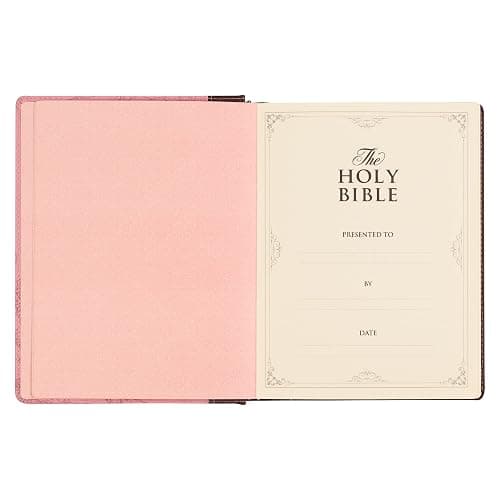 KJV Holy Bible, Note-taking Bible, Faux Leather Hardcover - King James Version, Brown/Pink (KJV Note-taking Editions) thumbnail 14